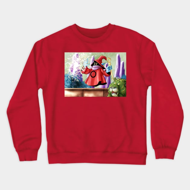 ORKO'S NEW TRICK Crewneck Sweatshirt by CrazyPencilComics